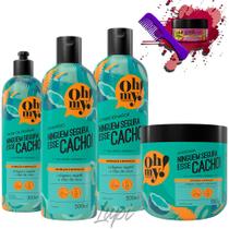 Kit Oh My Ninguém Segura Esse Cacho 500ml 4 Itens Kit Oh My Ninguém Segura Esse Cacho 500ml 4 Itens