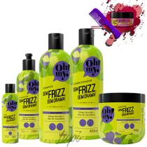 Kit Oh My Sem Frizz Sem Drama 500ml 5 Itens Kit Oh My Sem Frizz Sem Drama 500ml 5 Itens