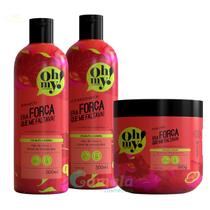 Kit Oh My Sh Cond e Masc 500ml Era Força Que Me Faltava