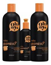 Kit Oh My!Shampoo E Cond 300ml + Finalizador 150ml Rolou Química Kit Oh My!Shampoo E Cond 300ml + Finalizador 150ml Rolou Química