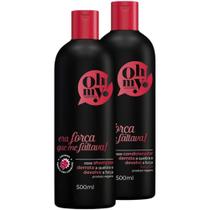 Kit Oh My! Shampoo e Condicionador Era Força Que Me Faltava! 500ml 2 Itens Kit Oh My! Shampoo e Condicionador Era Força Que Me Faltava! 500ml 2 Itens