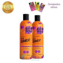 Kit Oh My Shampoo E Condicionador Rolou Química Vegano 300Ml