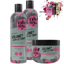 Kit Oh My! Volume Agora Eu Tenho! Sh, Cond e Másc 300ml Kit Oh My! Volume Agora Eu Tenho! Sh, Cond e Másc 300ml