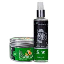 Kit Oil Cream Body Splash Abacate E Oliva - Orgânica