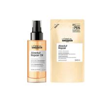 Kit Oil Reparador Absolut Repair 90ml + Refill Shampoo Absolut Repair Gold 240ml Kit Oil Reparador Absolut Repair 90ml + Refill Shampoo Absolut Repair Gold 240ml