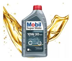 Kit Óleo 10W30 Mobil Semi Sintético Motor 4 Tempos
