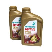 Kit Óleo 10W40 Moto Sintético API SN JASO MA2 Petronas Sprinta F900 2 Litros