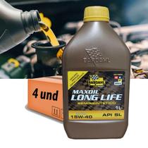 Kit Óleo 4 Litros Bardahl 15w40 Semi-sintético Long Life Kit Óleo 4 Litros Bardahl 15w40 Semi-sintético Long Life