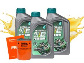 Kit Oleo 5W30 API SN Selenia Perform 100% Sintetico 3L + Filtro Oleo Uno Siena Palio Fire 1.0 8V Kit Oleo 5W30 API SN Selenia Perform 100% Sintetico 3L + Filtro Oleo Uno Siena Palio Fire 1.0 8V