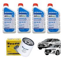 Kit Oleo 5w30 Dexos 1 Sintético ACDelco 4 Litros e Filtro de Oleo Tecfil Novo Onix e Tracker - ACDelco GM