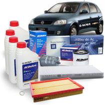 Kit Oleo 5w30 Sintetico Filtros 1.8 Flex Acdelco Corsa 2004 A 2007 Kit1622