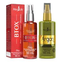 Kit Óleo Btox 50ml + Óleo Mult Supreme Argan 60ml