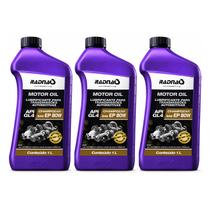 Kit Óleo Cambio Sae Ep 80w Api Gl4 Mineral 3 Litros