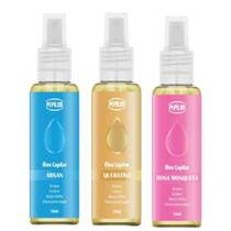Kit Óleo Capilar Argan+Queratina+Rosa Mosqueta 120Ml-Pepilon