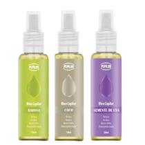 Kit Óleo Capilar Babosa+Coco+Semente Uva 120Ml - Pepilon Kit Óleo Capilar Babosa+Coco+Semente Uva 120Ml - Pepilon