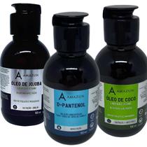 Kit Óleo Capilar Coco 100ml -Jojoba 100ml -D-Pantenol 100ml Kit Óleo Capilar Coco 100ml -Jojoba 100ml -D-Pantenol 100ml