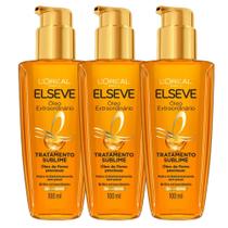 Kit Óleo Capilar Elseve Extraordinário 100ml - 3 Unidades
