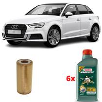 Kit Óleo Castrol 5w40 Audi A3 1.8 Tfsi 2013 Em Diante Kit Óleo Castrol 5w40 Audi A3 1.8 Tfsi 2013 Em Diante