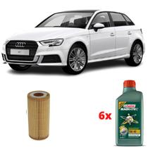 Kit Óleo Castrol 5w40 Audi A3 2.0 Tsfi 2016 A 2020 Kit Óleo Castrol 5w40 Audi A3 2.0 Tsfi 2016 A 2020