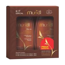 Kit Óleo Corporal Amêndoa com Colágeno 100ml cada - Muriel