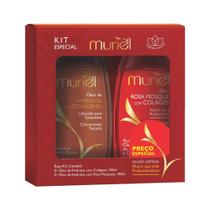 Kit Óleo Corporal Amêndoa com Colágeno + Rosa Mosqueta 200ml