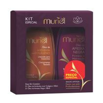 Kit Óleo Corporal Amêndoas e Colágeno + Ameixa Negra Muriel