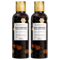 Kit Óleo Corporal Beijável Para Massagem Fragrâncias (2 unidades)