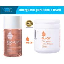 Kit Óleo Corporal Bio-Oil 60ml + Gel Hidratante Bio-Oil 50ml Cicatrizes Estrias