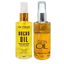 Kit Óleo De Argan 60ml Trend + Ojon Divine Méches