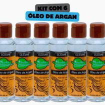 Kit - Óleo de Argan Concentrado Silicone - Hidrata e Reduz Volume - Capilar - Aroeira Cosmética