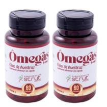 Kit oleo de avestruz - 120 caps 500mg