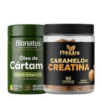 KIT Óleo De Cártamo + Caramelo Creatina PhNutre 60 Unidades