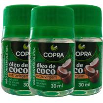Kit Óleo de Coco Copra Extravirgem Com 3 30ml Kit Óleo de Coco Copra Extravirgem Com 3 30ml