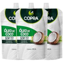 Kit Óleo de Coco Copra Sem Sabor Com 3 100ml