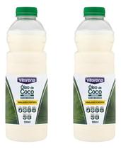 Kit Óleo De Coco Vitorena 900 Ml Com 2 Unidades Kit Óleo De Coco Vitorena 900 Ml Com 2 Unidades