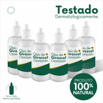 Kit oleo de girassol ozonizado 30ml 06 frascos ozone & life