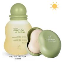 KIT Oleo de Massagem para Bebê com Saboneteira