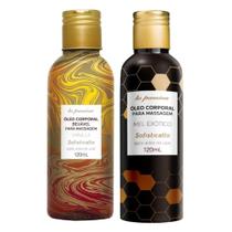 Kit Óleo De Massagem Sensual Sensação Quente: Vanilla + Mel Exótico