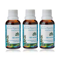 Kit Óleo De Menta Piperita Pronto Para Pele Wnf 30ml 3uni