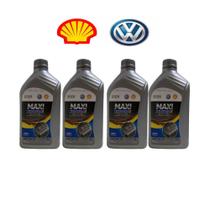 Kit Oleo De Motor Volkswagen Original Shell API-SN 5w40 100% Sintético 4 LITROS