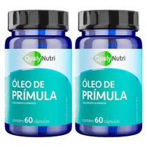 Kit Óleo De Prímula QualyNutri Com 2 Potes De 60 Cáps Cada