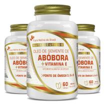 Kit Óleo de Semente de Abobora 1000mg 3 Potes 60 Capsulas Cada - Flora Nativa