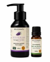 Kit Óleo de Semente de Uva e Melaleuca 100% Puro BelezaNatu Kit Óleo de Semente de Uva e Melaleuca 100% Puro BelezaNatu