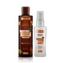 Kit Óleo de Umectação + Reparador de Pontas Óleos Africanos
