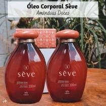 Kit Óleo Desodorante Hidratante Corporal Sève Amêndoas Doces 2 unidades