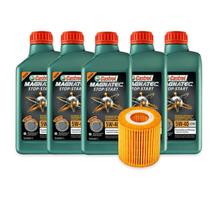 Kit Óleo E Filtro Castrol 5w40 Bmw 320i 2.0 16v E90 2008