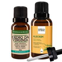 Kit Óleo Essen. Cedro Virgínia 20Ml + Vegetal Alecrim 30Ml