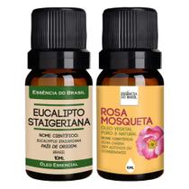 Kit Óleo Essen Eucalipto Staigeriana + Rosa Mosqueta 10ml