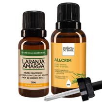 Kit Óleo Essen. Laranja Amarga 20Ml + Vegetal Alecrim 30Ml