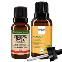 Kit Óleo Essen. Pimenta Rosa 20ml + Vegetal de Alecrim 30ml Kit Óleo Essen. Pimenta Rosa 20ml + Vegetal de Alecrim 30ml
